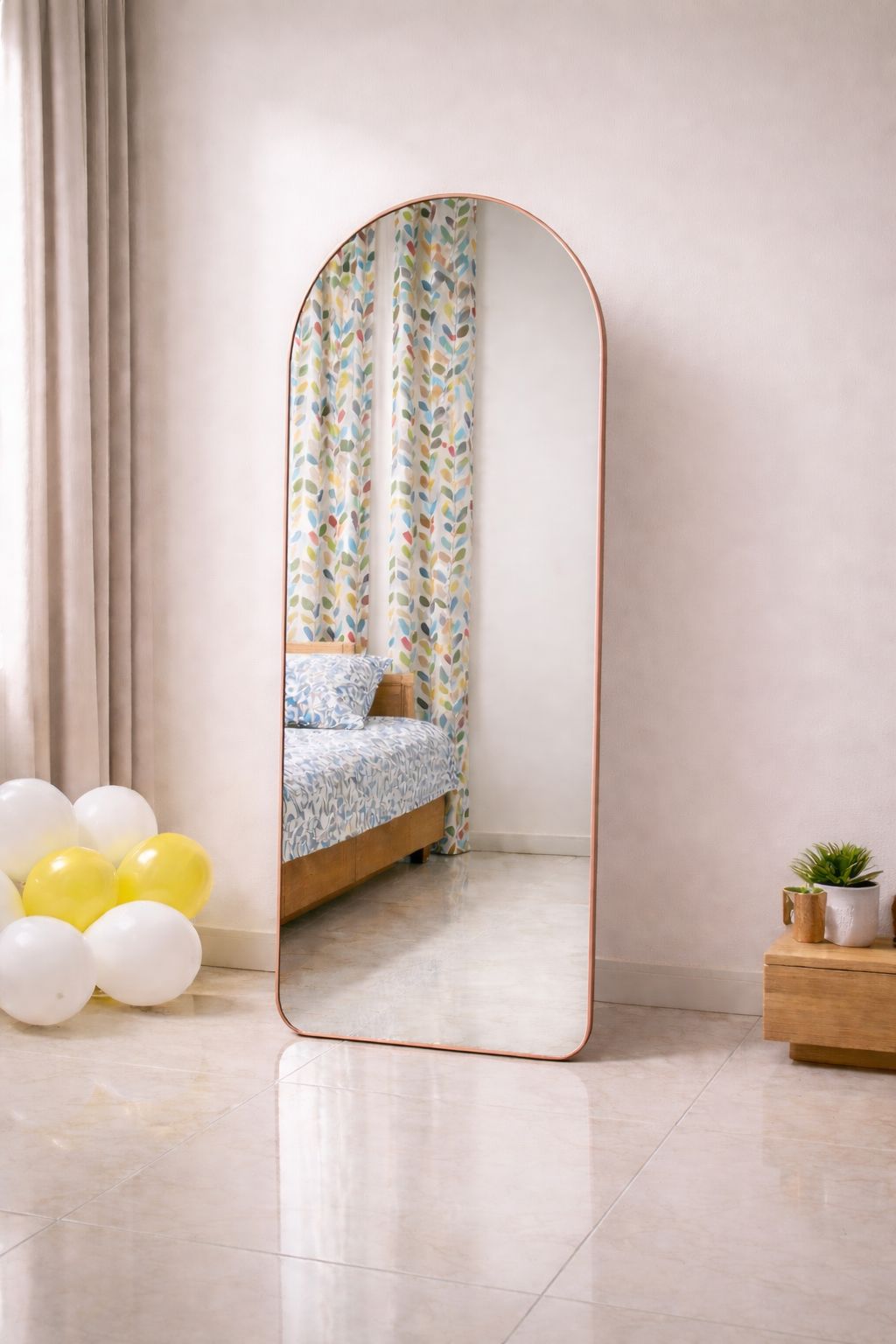 Arch Shape Mirror (Aluminum Frame )