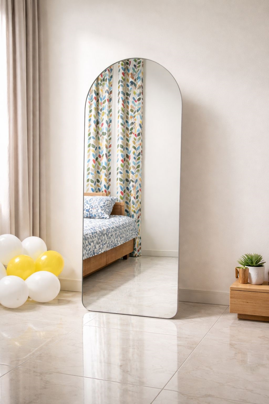 Arch Shape Mirror (Aluminum Frame )